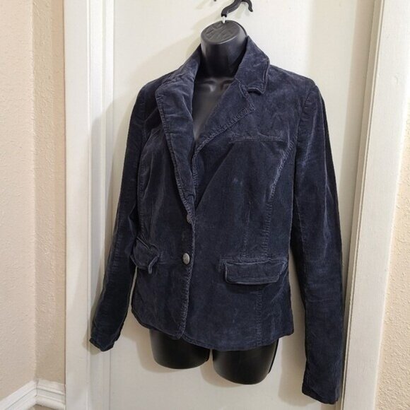 Free People Byron Black Corduroy Blazer Jacket S - Picture 8 of 8